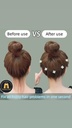 Invisible flower hair clip 