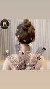 Invisible flower hair clip 