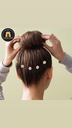 Invisible flower hair clip 