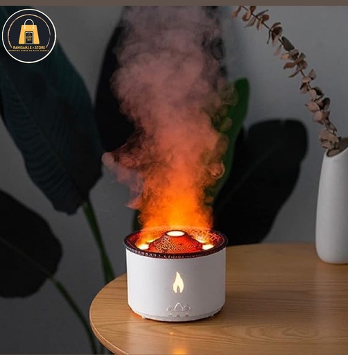 [Trendy Gift/Decorative Items] Ultasonic volcano flame diffuser