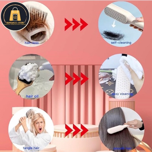 [Personal/Body Care] Self Cleaning Hair Brush